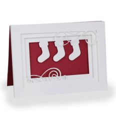 stocking shadow box card