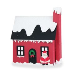santa's glitter village - santa's cottage