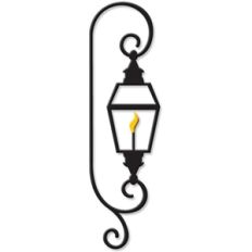 new orleans gas lamp