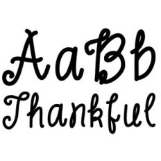 thankful font