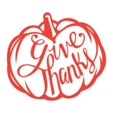 give thanks pumpkin