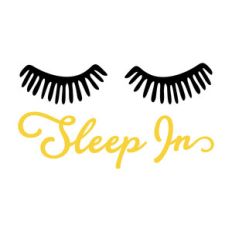 sleep in eyelashes