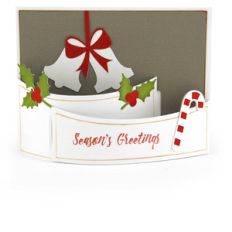 a2 flexi card christmas bell