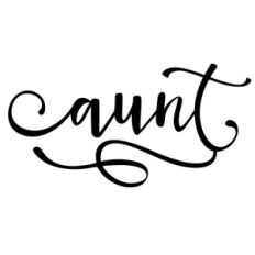 aunt word