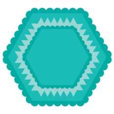 mixed nested hexagons