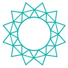 geometric star frame