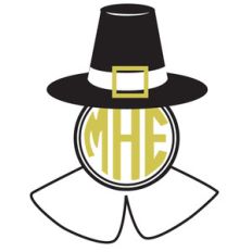 pilgrim man monogram frame