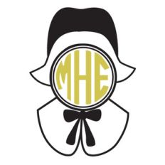 pilgrim woman monogram frame