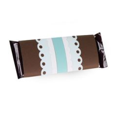 lacy scallop candy bar wrapper