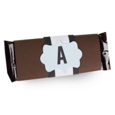 full alphabet candy bar wrapper