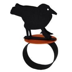 halloween raven ring