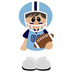 football player in uniform