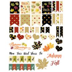 autumn planner stickers