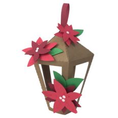 poinsettia lantern