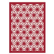 geometric star intricate card