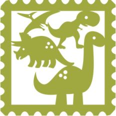 dinosaurs stamp