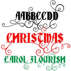 ld christmas carol flourish