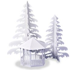 3d tea light village gazebo
