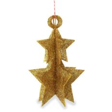 3d double star ornament