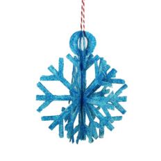3d snowflake ornament