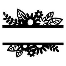floral split title