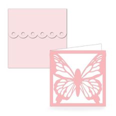 butterfly folded card and envelope