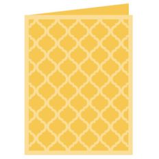 quatrefoil card