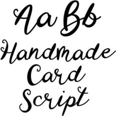 handmade card script