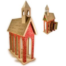 church 3d card holder