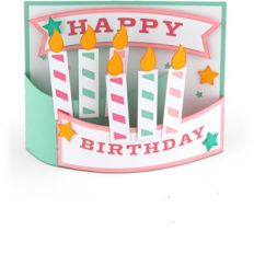 a2 flexi card happy birthday
