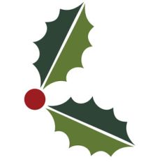 nordic christmas holly