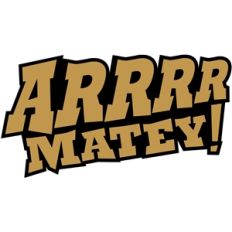 pirate phrase - arrrr matey