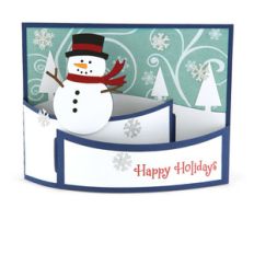 a2 flexi card snowman