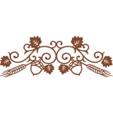 swirls thanksgiving border