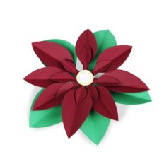 poinsettia 3d flower