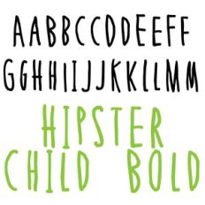 ld hipster child bold