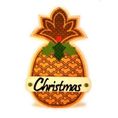 christmas pineapple a7 card