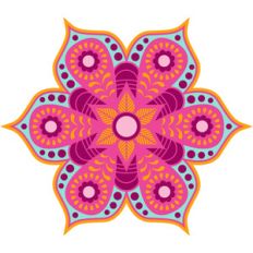 henna flower