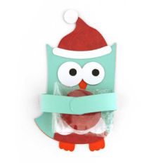 christmas owl candy hugger