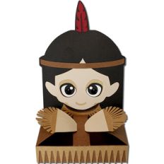 indian girl hug treat box