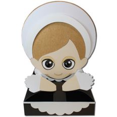 pilgrim girl hug treat box