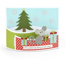 a2 flexi card christmas mouse