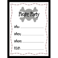 Pirate Invite