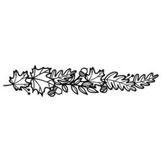 fall foliage border