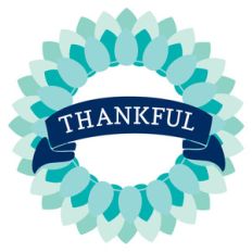 thankful banner wreath