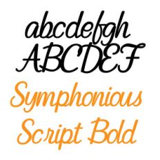 snf symphonious script bold