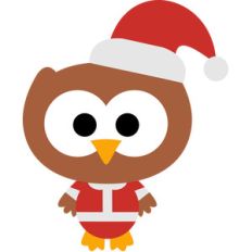 owl santa claus