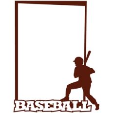 baseball border tall