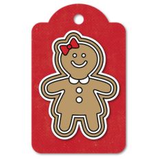 easy print + cut tag gingerbread girl