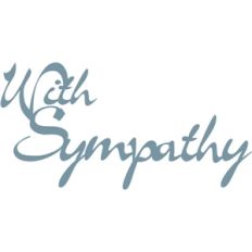 with sympathy phrase
